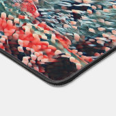 Vintage Gibson Mill Red Impressionist Sketch Schreibtischunterlage (Ecke)