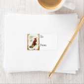 Vintage Gift-Tag Adressaufkleber (Insitu)