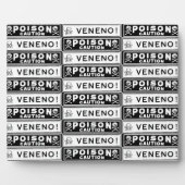 Vintage Giftmarkierungen Fotoplatte (Vorderseite)