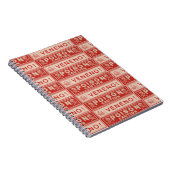 Vintage Giftmarkierungen Notizblock (Rechte Seite)