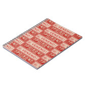 Vintage Giftmarkierungen Notizblock (Linke Seite)