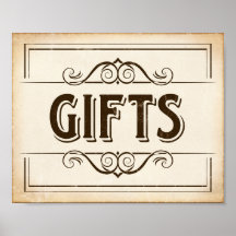 Vintage GIFTS-Signatur