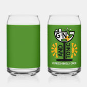 Vintage Gin- und Tonkunst Dosenglas (Rückseite)