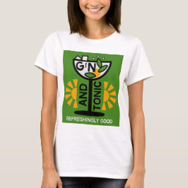 Vintage Gin- und Tonkunst T-Shirt