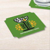 Vintage Gin- und Tonkunst Untersetzer (angewinkelt)