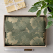 Vintage Ginkgo-Blattmuster Seidenpapier (Geschenk)