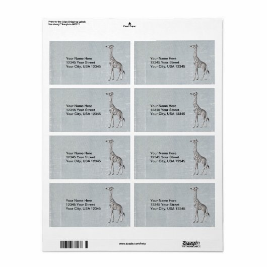 Vintage Giraffe (Vorne)