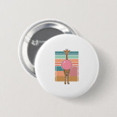 Vintage-Giraffe-Bubblegum-Gravur-Shirt-Design_1 Button (Vorne & Hinten)
