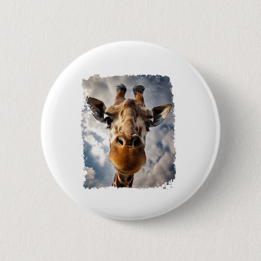 Vintage Giraffe Button (Vorderseite)