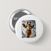 Vintage Giraffe Button (Vorne & Hinten)