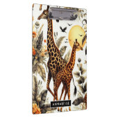 Vintage Giraffe Klemmbrett (Rechts)