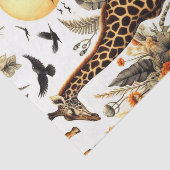 Vintage Giraffe Seidenpapier (Ausschnitt)