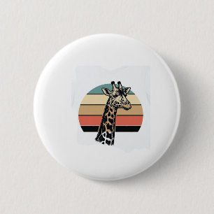 Vintage-Giraffe-Sonnenuntergang-Safari-Vector-Shir Button