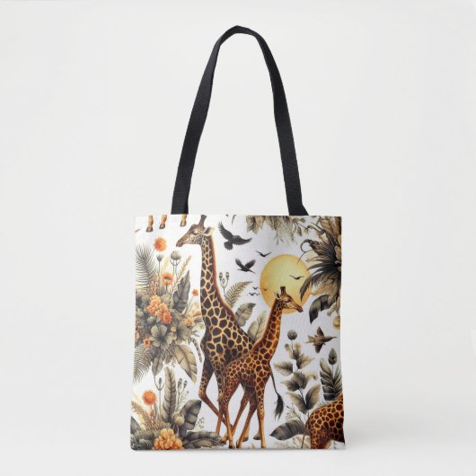 Vintage Giraffe Tasche (Vorderseite)