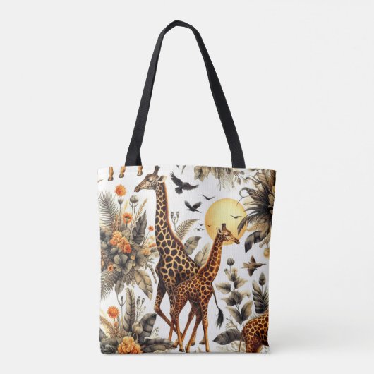 Vintage Giraffe Tasche (Rückseite)