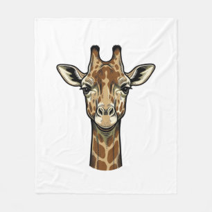 Vintage-Giraffe-Vektor-Art-Design_1 Fleecedecke