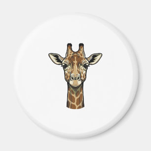 Vintage-Giraffe-Vektor-Art-Design_1 Magnet