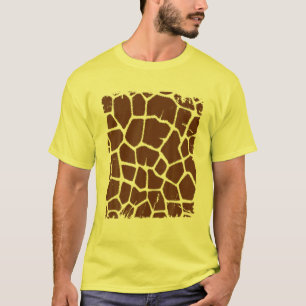 Vintage-Giraffen-Muster-Hautfaule-Halloween-Kostüm T-Shirt