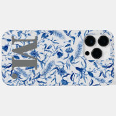 Vintage Girly Monogram Case-Mate iPhone Hülle (Rückseite (Horizontal))