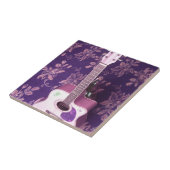 Vintage Gitarre: Afrikanischer Vibe Style Traum Fliese (Seite)