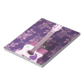 Vintage Gitarre: Afrikanischer Vibe Style Traum Notizblock (Rotiert)