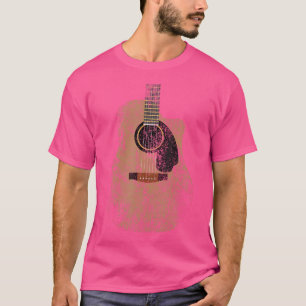 Vintage Gitarre erschüttert Acoustic Guitaris T-Shirt