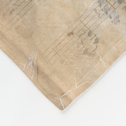 Vintage Gitarre Fleecedecke (Ecke)