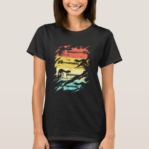 Vintage-Gitarre für Männer Frauen Musikband Gitarr T-Shirt