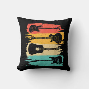 Vintage-Gitarre Geschenk für Männer Frauen Musikba Kissen