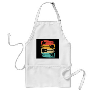 Vintage-Gitarre Geschenk für Männer Frauen Musikba Schürze
