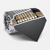 Vintage Gitarre - Krawatte (Gerollt)