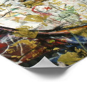 Vintage Gitarre - Poster (Ecke)