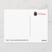 Vintage Gitarre - Postkarte (Rückseite)