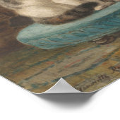 Vintage Gitarre Print Cat Kittens Piano Musiker Poster (Ecke)