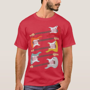Vintage Gitarre Retro Elektrische Gitarren Graphic T-Shirt