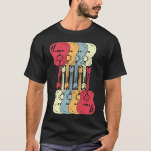 Vintage Gitarre Retro Gitarre Akustikgitarre Klass T-Shirt