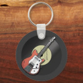 Vintage Gitarre Schlüsselanhänger (Vorderseite)