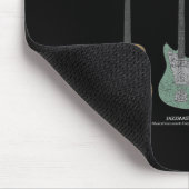 Vintage-Gitarren-Lineup Mousepad (Ecke)