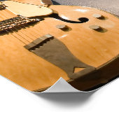 Vintage Gitarren Poster (Ecke)