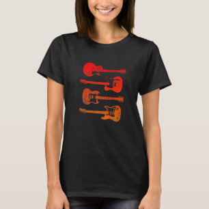 Vintage Gitarren störte Männer Frauen Kind T-Shirt