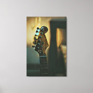 Vintage Gitarrengeschenke Leinwanddruck