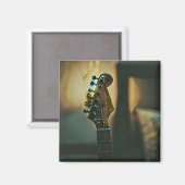 Vintage Gitarrengeschenke Magnet (Vorderseite/Rückseite)