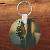 Vintage Gitarrengeschenke Schlüsselanhänger (Vorderseite)