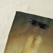 Vintage Gitarrengeschenke Strandtuch (Beispiel)