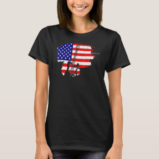 Vintage Gitarrengitarrist der USA - Amerikanische T-Shirt