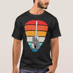 Vintage Gitarrenplektrum Gitarrist Instrument E-Gi T-Shirt