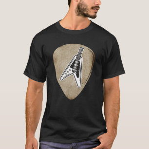 Vintage Gitarrenplektrum Gitarrist Instrument E-Gi T-Shirt