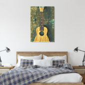Vintage Gitarrist Leinwanddruck (Insitu (Schlafzimmer))
