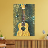 Vintage Gitarrist Leinwanddruck (Insitu (Wohnzimmer))