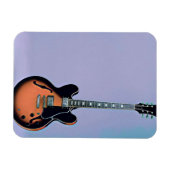 Vintage Gitarrist Magnet (Horizontal)